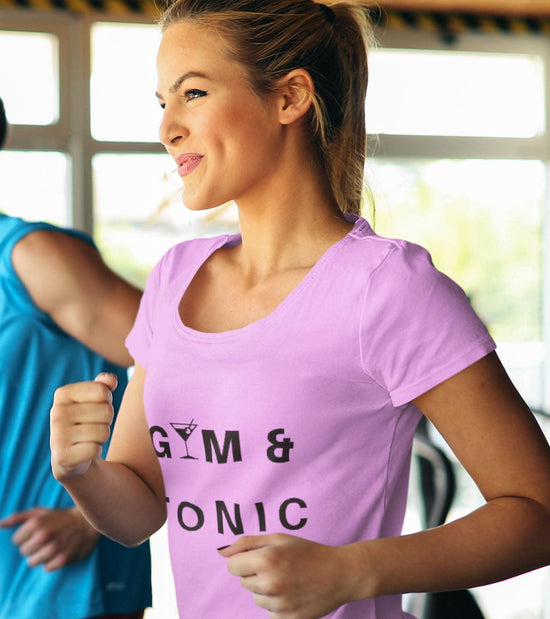 Load image into Gallery viewer, Women&amp;#39;s  Gym &amp;amp; Tonic T-shirt - wodarmour
