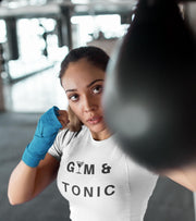 Women's "GYM & TONIC" T-Shirt - wodarmour