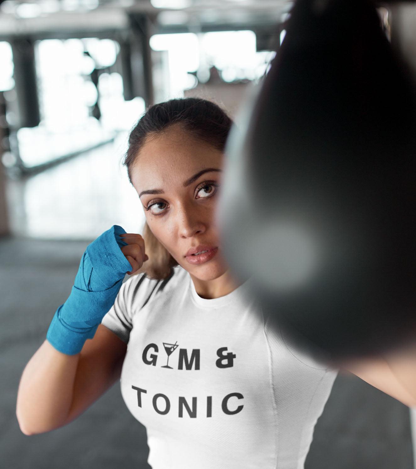 Women's "GYM & TONIC" T-Shirt - wodarmour