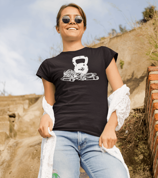 Load image into Gallery viewer, Women&amp;#39;s Gym T-Shirt - wodarmour
