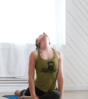 Women's Gym Tank Top (Olive) - wodarmour