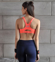 Women's High Performance sports bra (Orange) - wodarmour