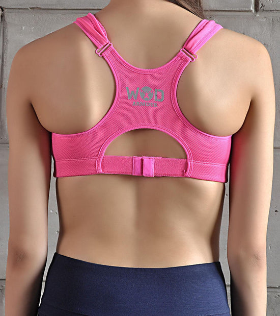Women's High Performance sports bra (Pink) - wodarmour