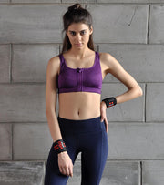Women's High Performance Sports Bra (Purple) - wodarmour