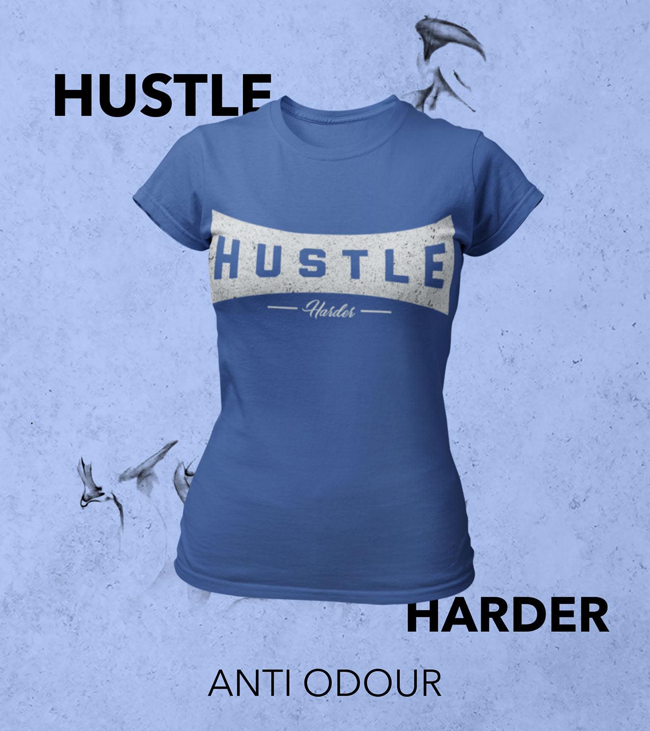 Women's Hustle harder T-shirt (Old Navy) - wodarmour