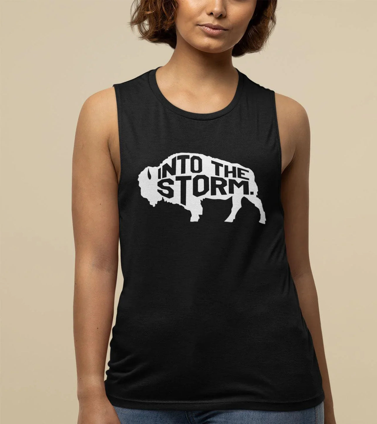 Women's Into the storm Muscle Tank - wodarmour