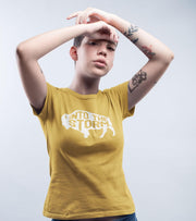Women's into the storm T-Shirt (musturd) - wodarmour
