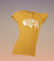 Women's into the storm T-Shirt (musturd) - wodarmour
