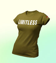 Women's Limitless T-Shirt (Olive Green) - wodarmour