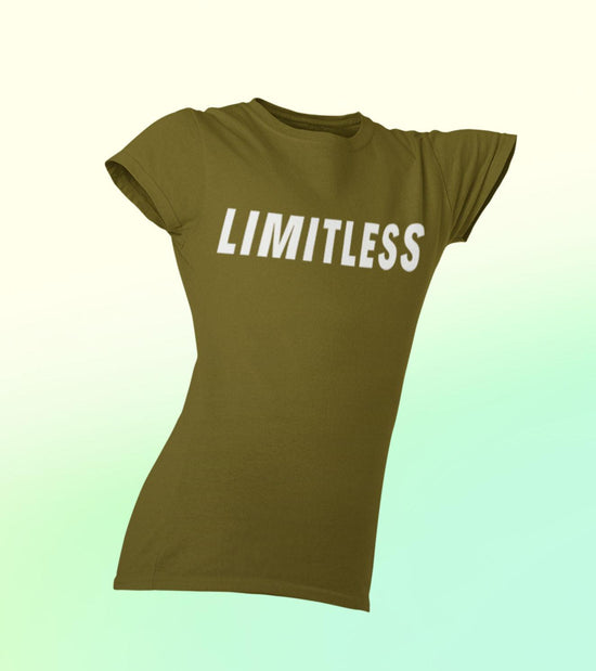 Women's Limitless T-Shirt (Olive Green) - wodarmour