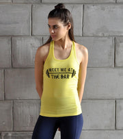 Women's MMATB Graphic Tank Top (Yellow) - wodarmour