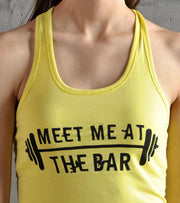 Women's MMATB Graphic Tank Top (Yellow) - wodarmour