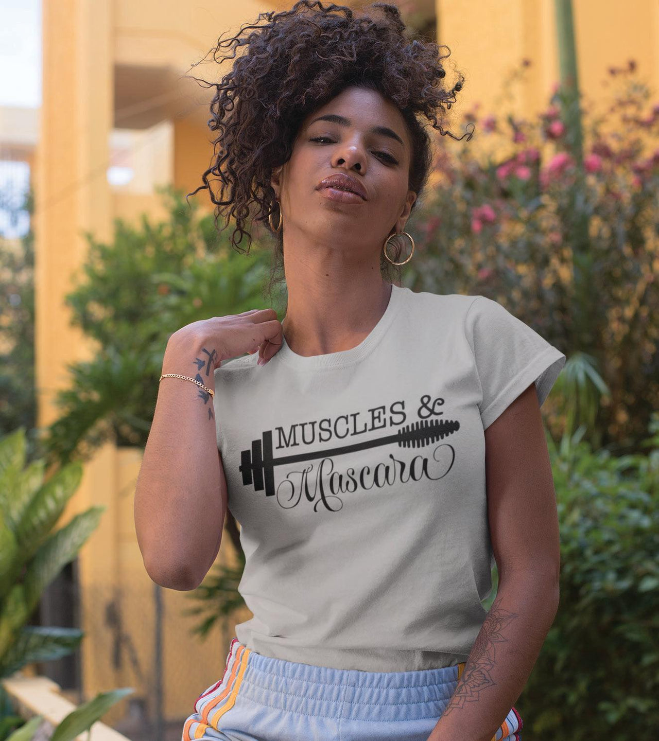 Women's Muscle and Mascara T-shirt - wodarmour