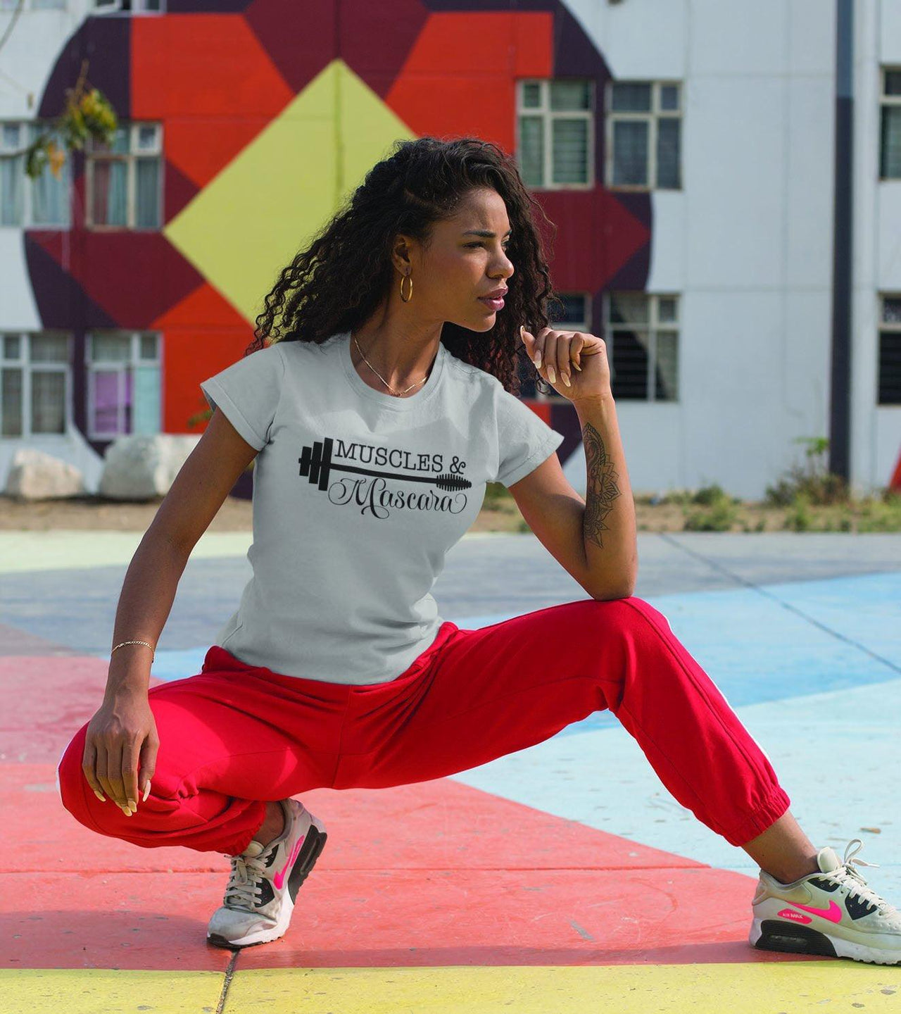 Women's Muscle and Mascara T-shirt - wodarmour