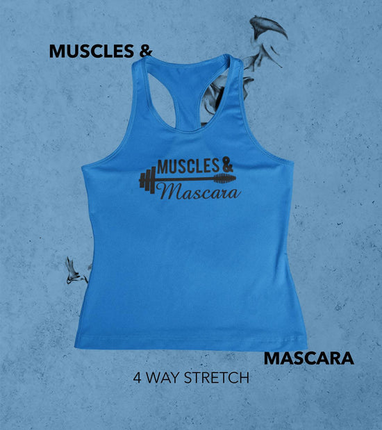 Load image into Gallery viewer, Women&amp;#39;s Muscle and mascara tank - wodarmour
