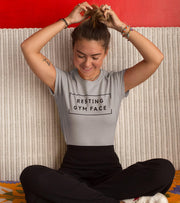 Women's RESTING GYM FACE T-Shirt - wodarmour