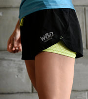 Women's Running & Yoga shorts with compression - wodarmour