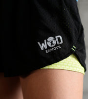Women's Running & Yoga shorts with compression - wodarmour