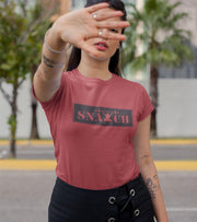 Women's Snatch T-Shirt (Crimson Red) - wodarmour