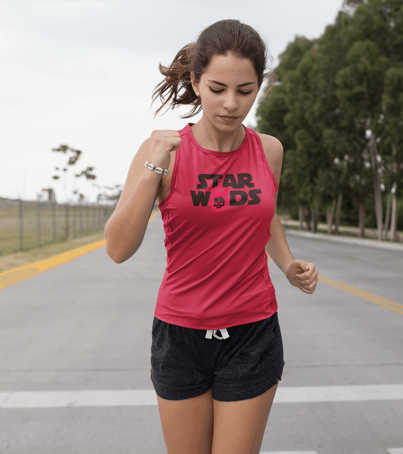 Women's Star Wods Muscle Tank Top - wodarmour