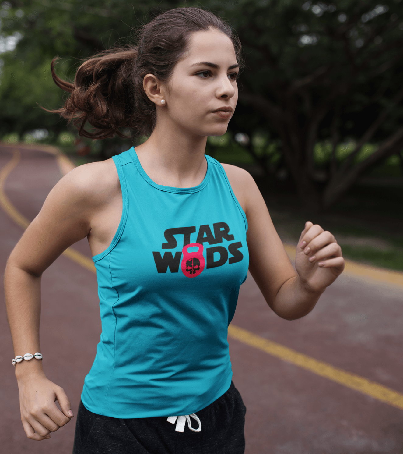 Load image into Gallery viewer, Women&amp;#39;s Star Wods Muscle Tank Top - wodarmour
