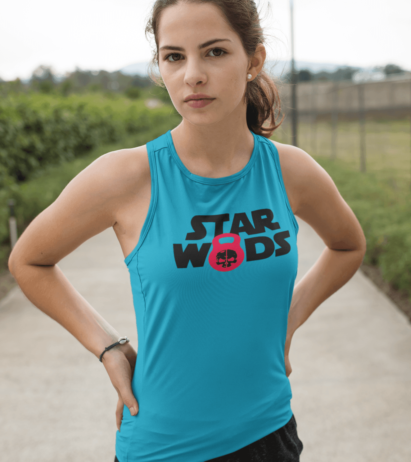 Women's Star Wods Muscle Tank Top - wodarmour