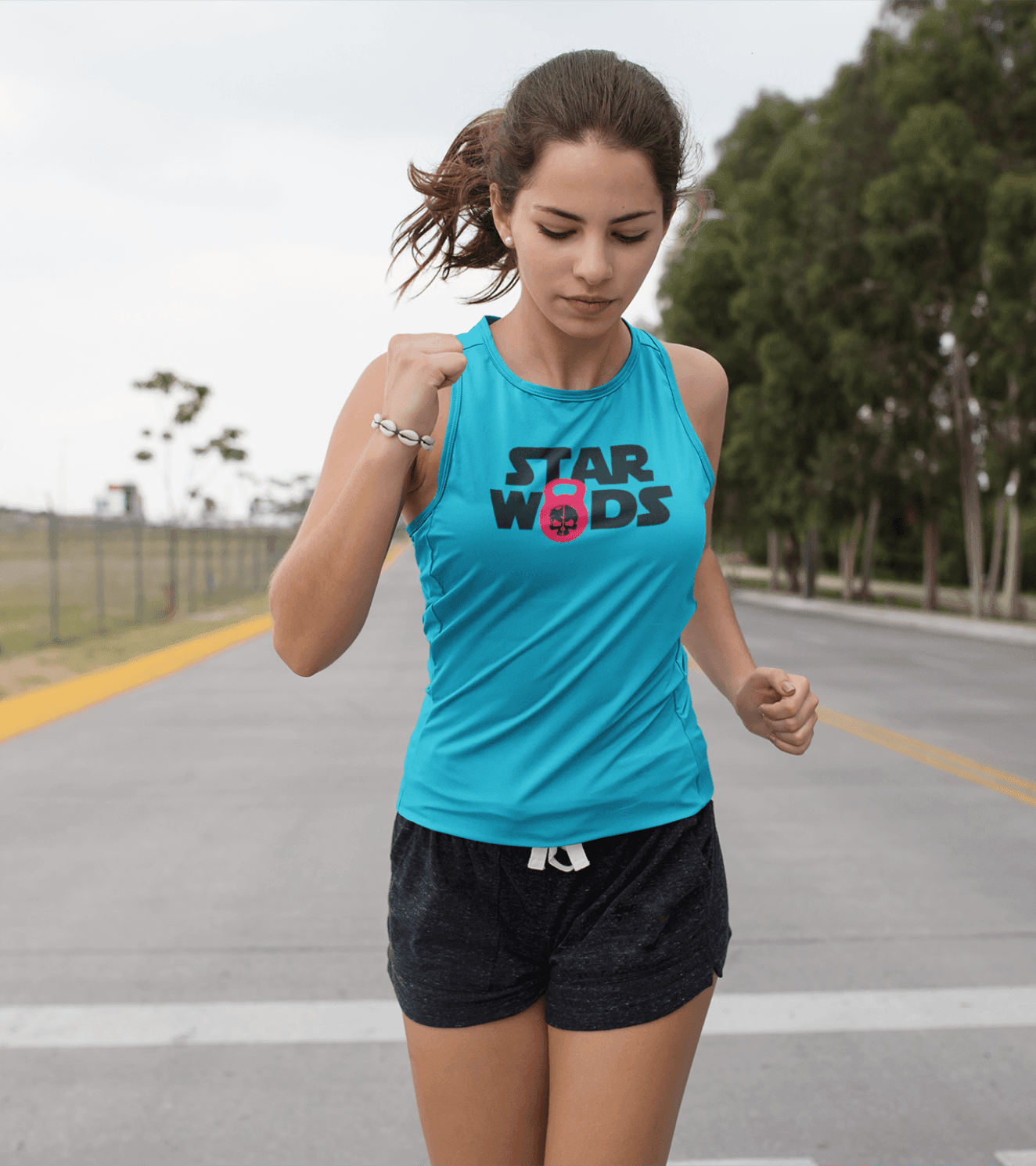 Women's Star Wods Muscle Tank Top - wodarmour