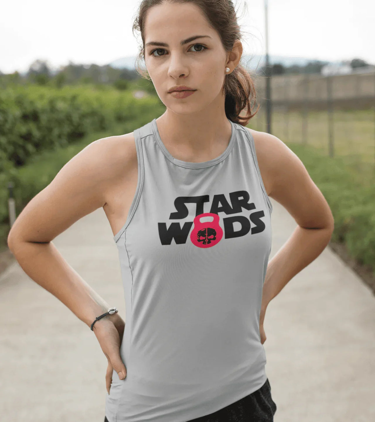 Women's Star Wods Muscle Tank Top - wodarmour