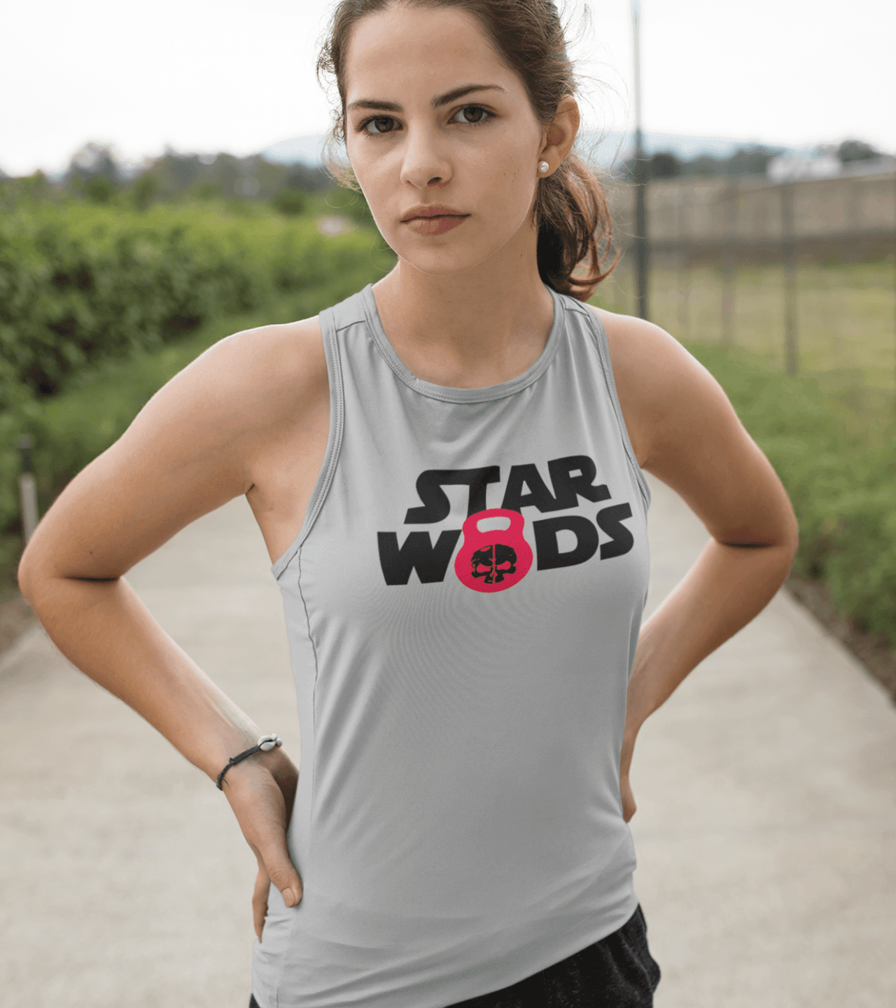 Women's Star Wods Muscle Tank Top - wodarmour