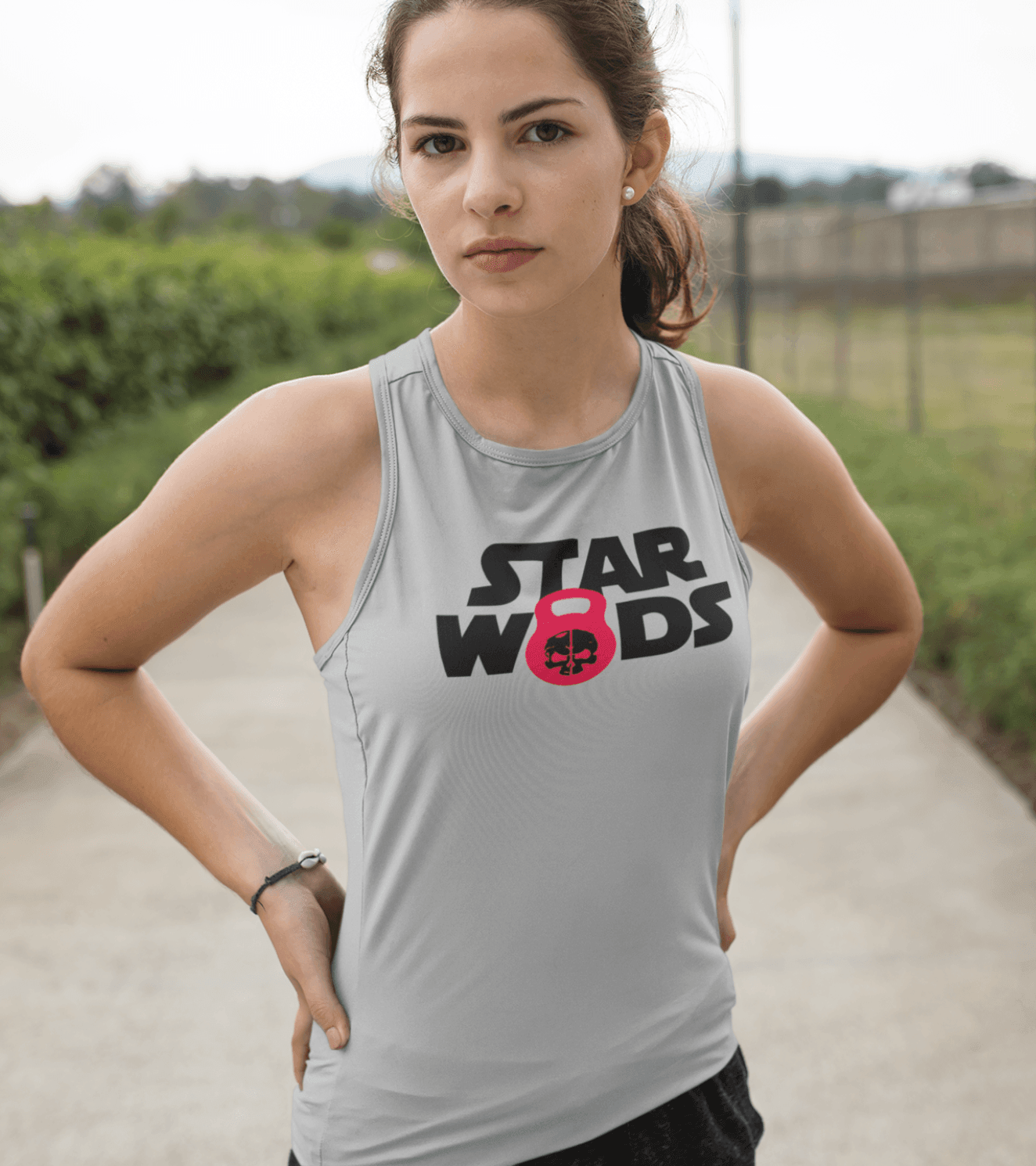 Women's Star Wods Muscle Tank Top - wodarmour