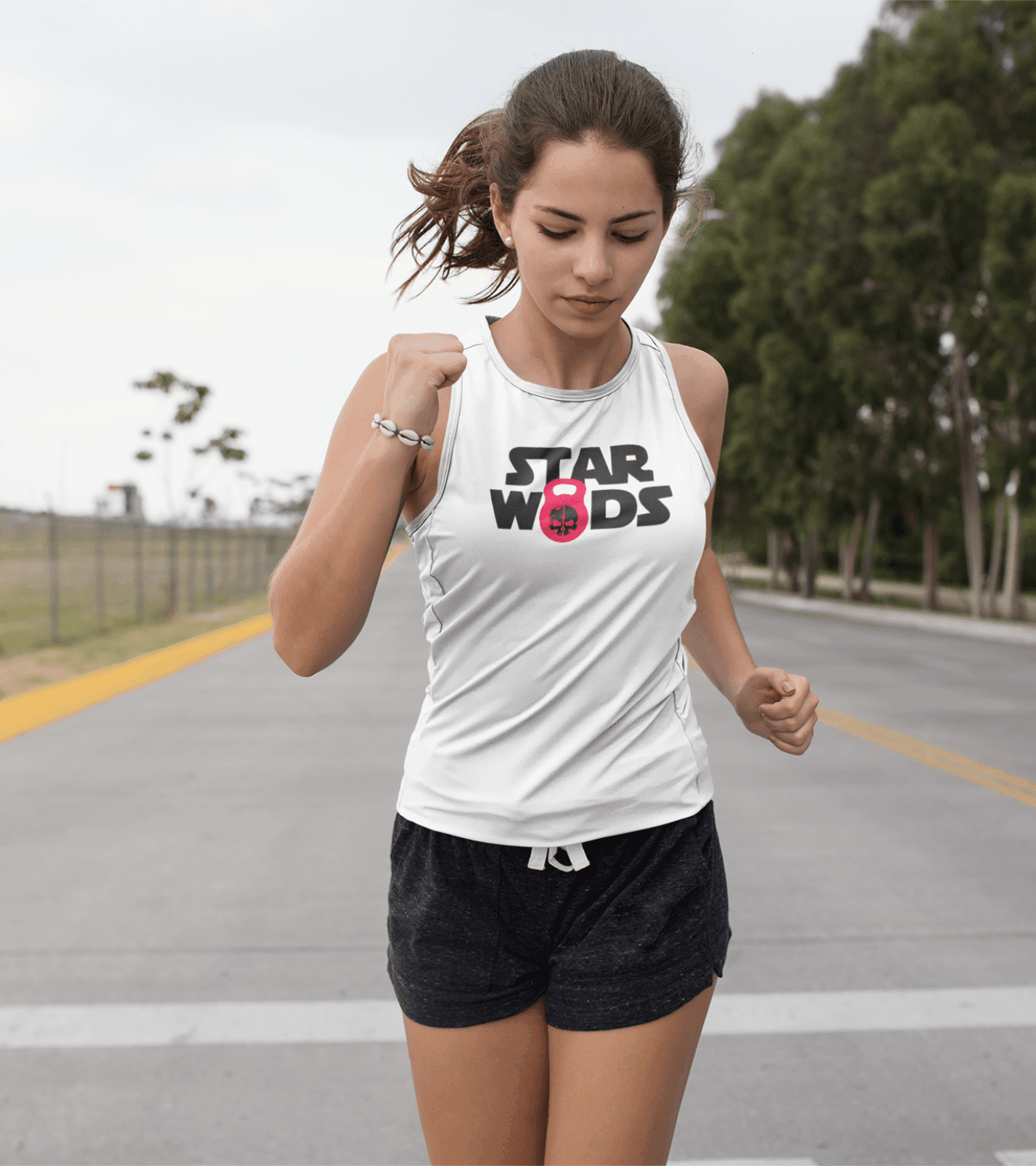 Women's Star Wods Muscle Tank Top - wodarmour