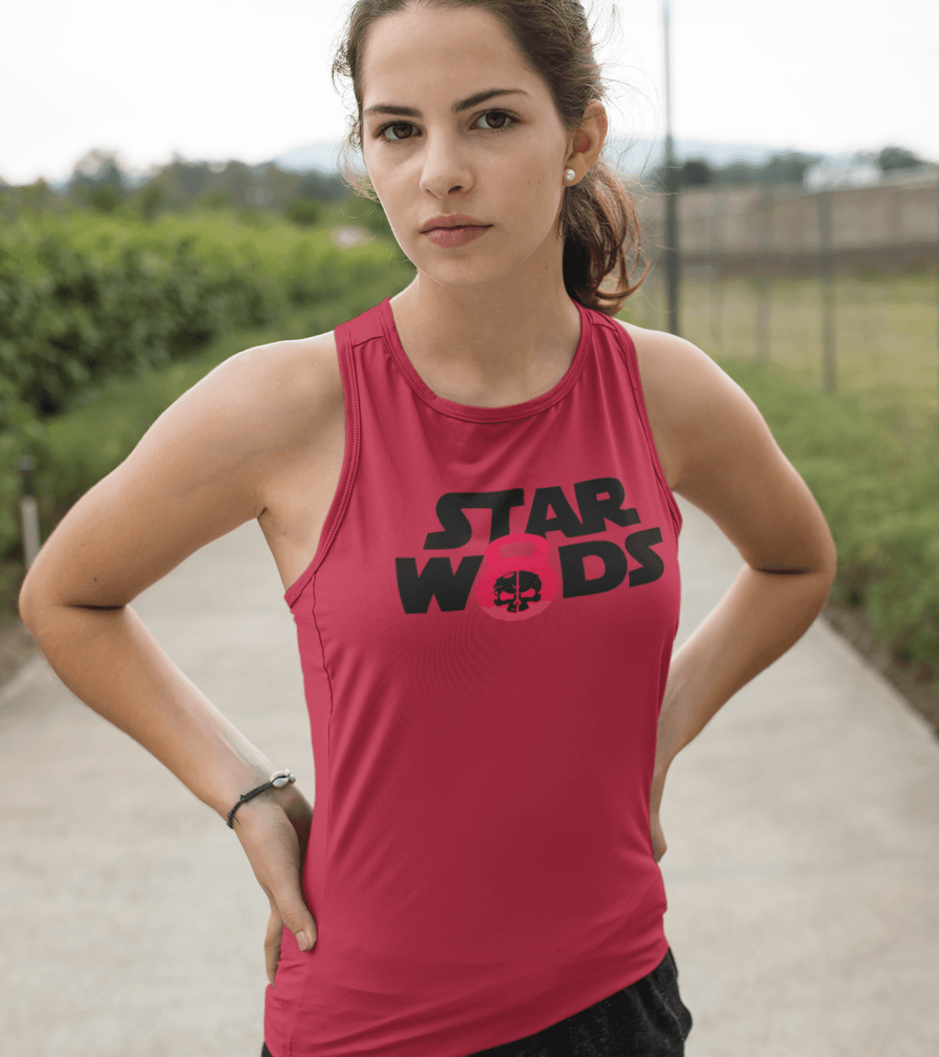 Women's Star Wods Muscle Tank Top - wodarmour