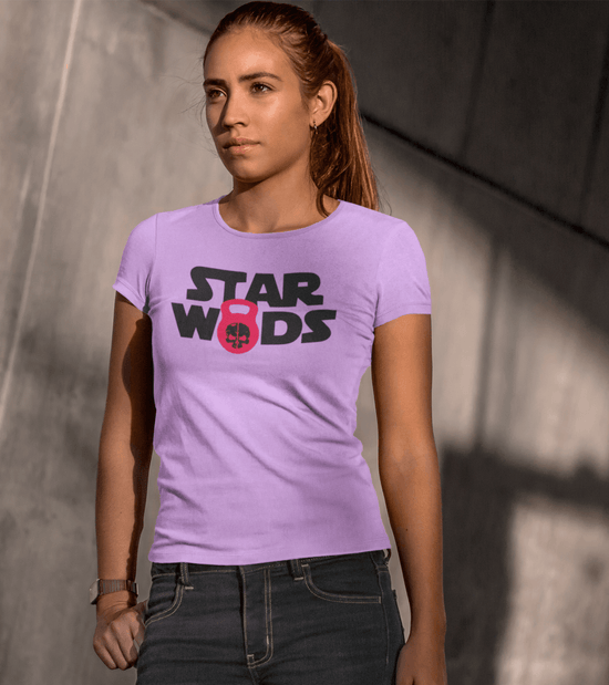 Load image into Gallery viewer, Women&amp;#39;s Star Wods T-Shirt - wodarmour
