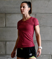 Women's Training T-shirt (Brick Red) - wodarmour