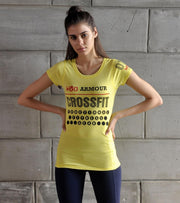 Women's Training T-shirt (Yellow) - wodarmour