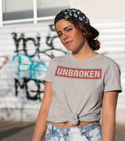 Women's Unbroken T-shirt (Rhino Grey) - wodarmour