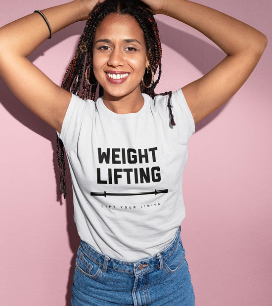 Women's Weight Lifting T-shirt (White) - wodarmour