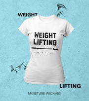 Women's Weight Lifting T-shirt (White) - wodarmour