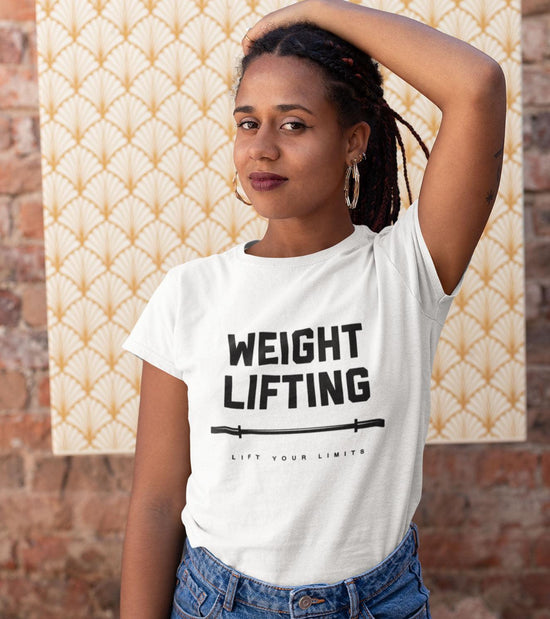 Women's Weight Lifting T-shirt (White) - wodarmour
