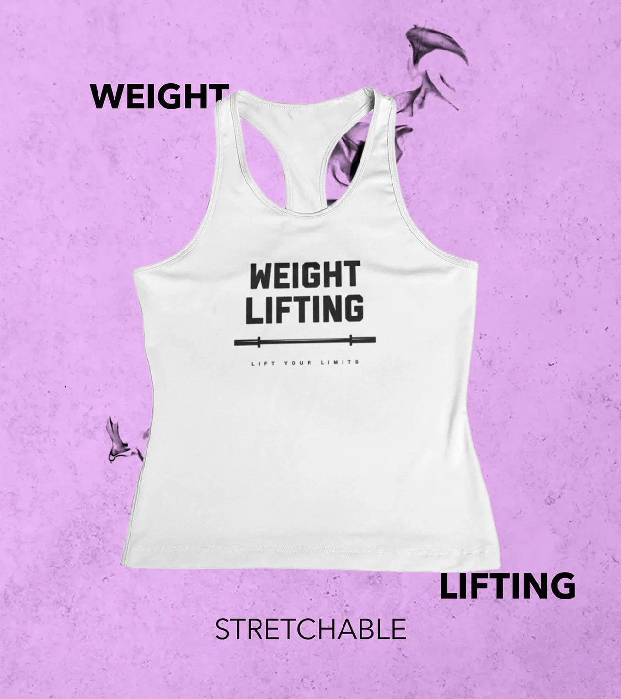 Women's Weight Lifting Tank Top (White) - wodarmour