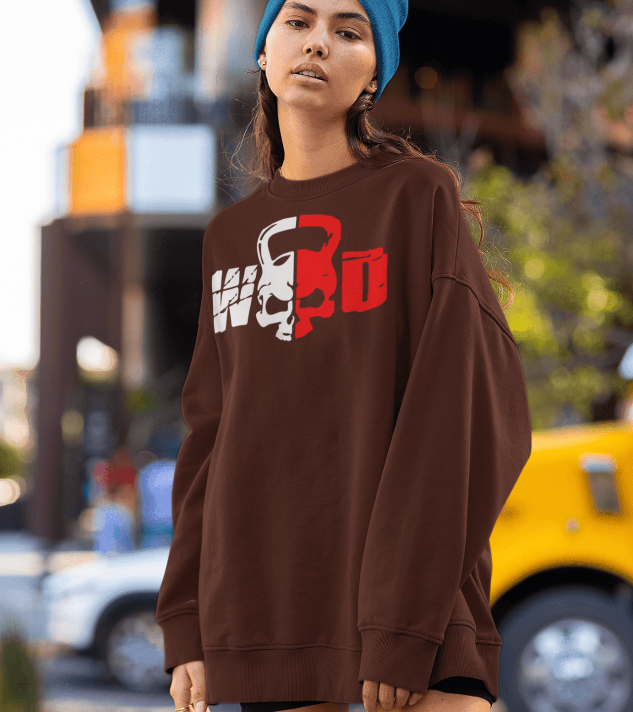 Women's WOD Sweatshirt (Brown) - wodarmour