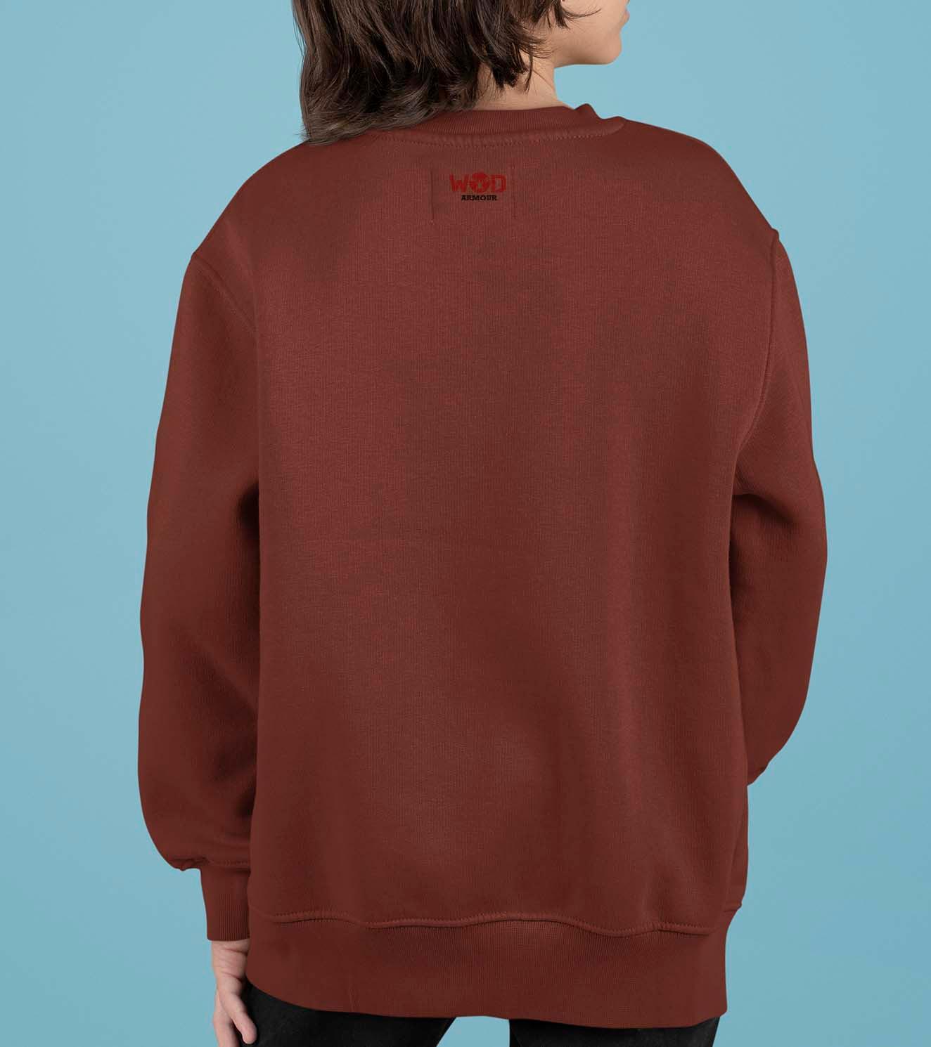 Women's WOD Sweatshirt (Brown) - wodarmour