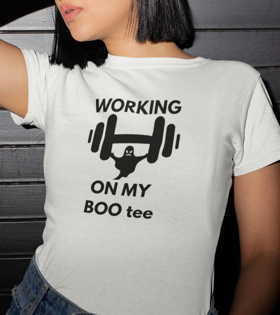 Women's "WORKING ON MY" T-Shirt - wodarmour