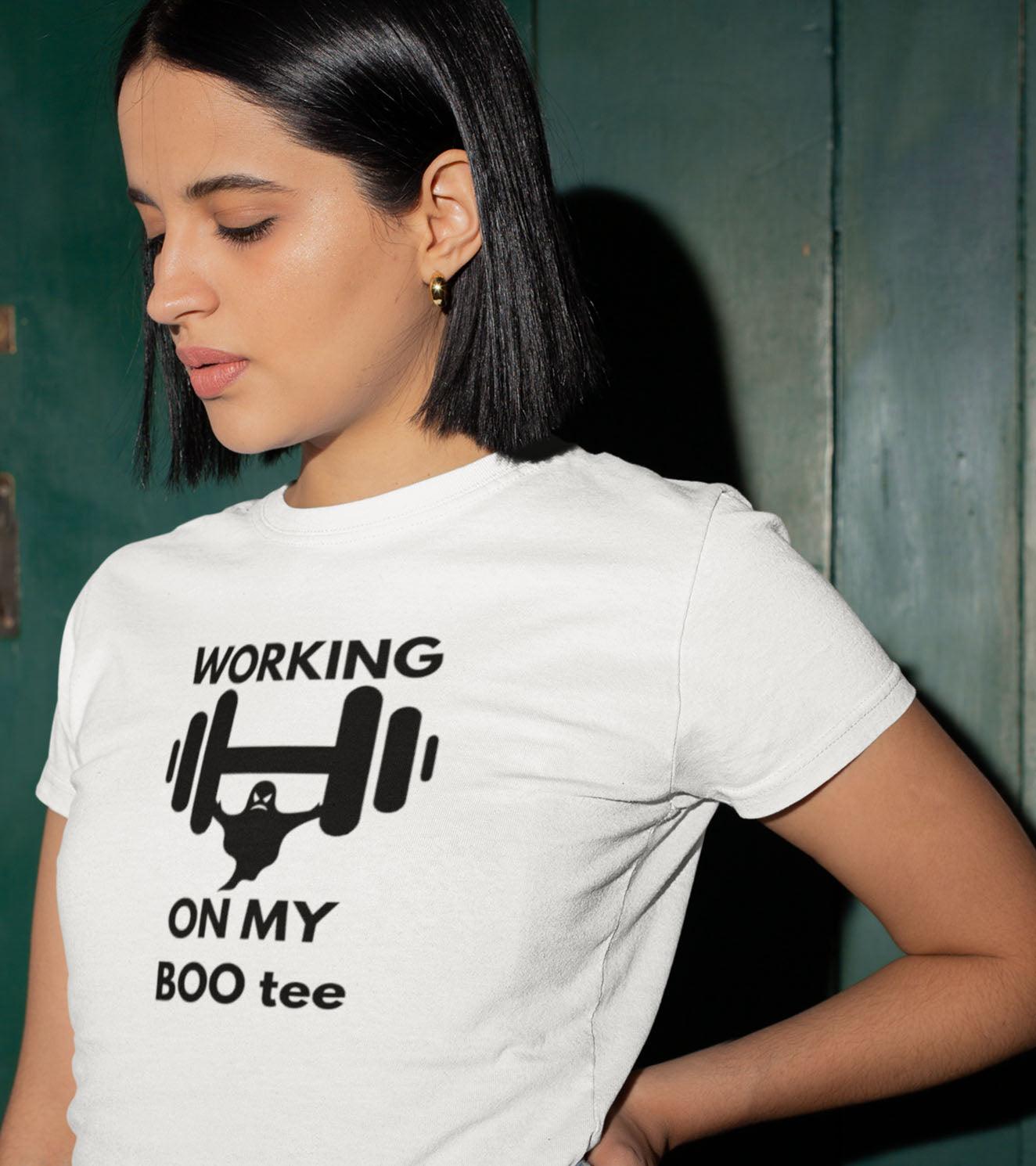 Women's "WORKING ON MY" T-Shirt - wodarmour