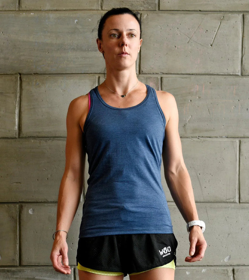 Women's Yoga Tank Top - Blue