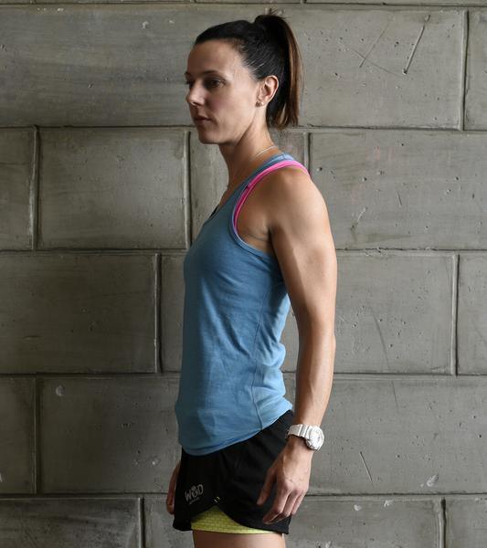 Yoga Graphic Tank Top (Doger Blue) - wodarmour